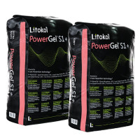 Еластичний триполімерний гель Litokol PowerGel® S1+ мішок 20 кг Сірий