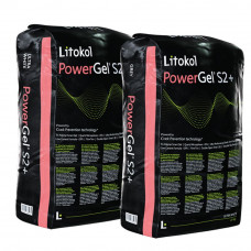 Еластичний триполімерний гель Litokol PowerGel® S2+ мішок 20 кг Сірий
