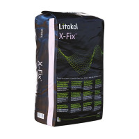 Професійний клей з високою фіксацією Litokol X-Fix мішок 20 кг Білий