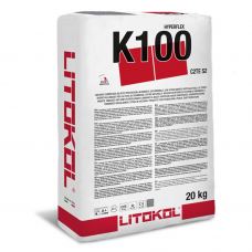 Клей з високою деформацією Litokol Hyperflex K100 Grigio мішок 20 кг Сірий