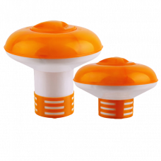 Плаваючий дозатор 3" помаранч. великий (Cixi)