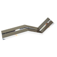 Лежак повітряного масажу подвійний, плитка