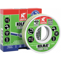 Стрічка ущільнювальна, армована просочена Kolmat Fibre Seal (12мм х15м) Фумка (30шт)