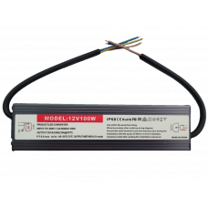 Трансформатор водо-пилозахисний IMPUT175-265VOUTPUT DC12V 100 Вт