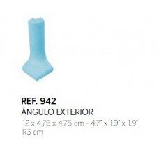 Кут зовнішній 12х4.75x4.75 см (блакитний)