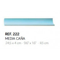Галтель 24.5x4 см, R3 см (блакитна)