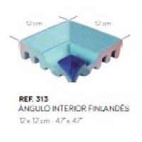 Кут внутрішній 12х12 см (блакитний/т.синій) SISTEMA FINLANDES