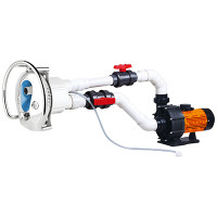 Комплект однофазний фронтальний зі сталевою ручкою +каркас для ВТР2200 (протитечія) 60 м³