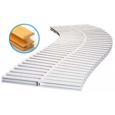 Решітка переливу, пластик ПП, ширина 29,5 см, жовта, Acqua Source