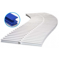 Решітка переливу, пластик ПП, ширина 29,5 см, синя, Acqua Source