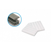 Кут 45 решітки переливу 19,5 см, пластик, сірий, Acqua Source