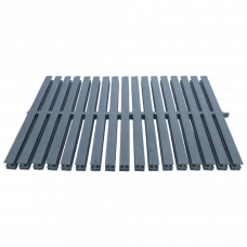 Решітка переливу, пластик ПП, ширина 29,5 см, сіра, Acqua Source