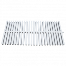 Решітка переливу 195*22 мм біла