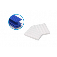 Кут 45 решітки переливу 29,5 см, пластик, синій, Acqua Source