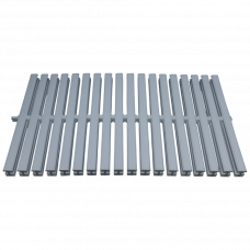 Решітка переливу 245*22 мм біла