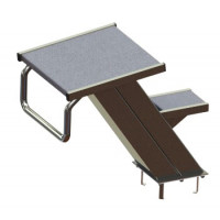 Стартова тумба для переливного басейну h 700 мм