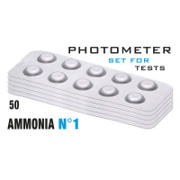 _ПОРОШОК!Таб. Ammonia 1 (Аміак 0 - 1.2 мг/л) (50 піг./уп.) (10 піг./шт) PrimerLab/Comporator
