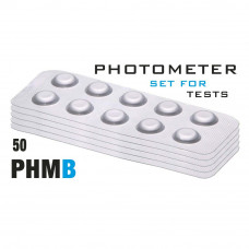 Таб. PHMB (бігуаніди, 2 - 60/10-100 мг/л) 50 табл./уп. Poollab/Comparator