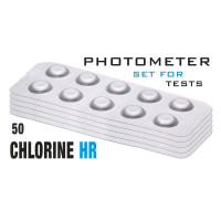 Таб. Chlorine HR (KI) (Хлор, 5-200 мг/л) (50 піг/уп.) (10 піг/шт) Photometer/Comporator