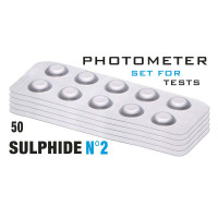 Таб. Sulphide 2 (Сульфіди 0.04-0.50 мг/л) 50 таб/уп. (10таб/шт) Photometer/Comporator