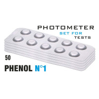 Таб. Phenol 1 (Фенол, 0-5 мг/л) 50 піг/уп. (10 піг/шт) PrimerLab