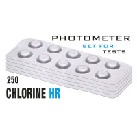 Таб. Chlorine HR (KI) (Хлор, 5 - 200 мг/л) (250 піг/уп.) (10 піг/шт) PrimerLab