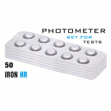 Таб. Iron HR (Залізо, 0-30 мг/л) 50 піг/уп. (10 піг/шт) Photometer/Comporator