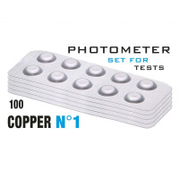 Таб. Copper 1 (Мідь 0 - 5 мг/л) 100 піг/уп. (10 піг/шт) Photometer/Comporator