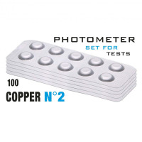 Таб. Copper 2 (Мідь 0 - 5 мг/л) 100 піг/уп. (10 піг/шт) Photometer/Comporator